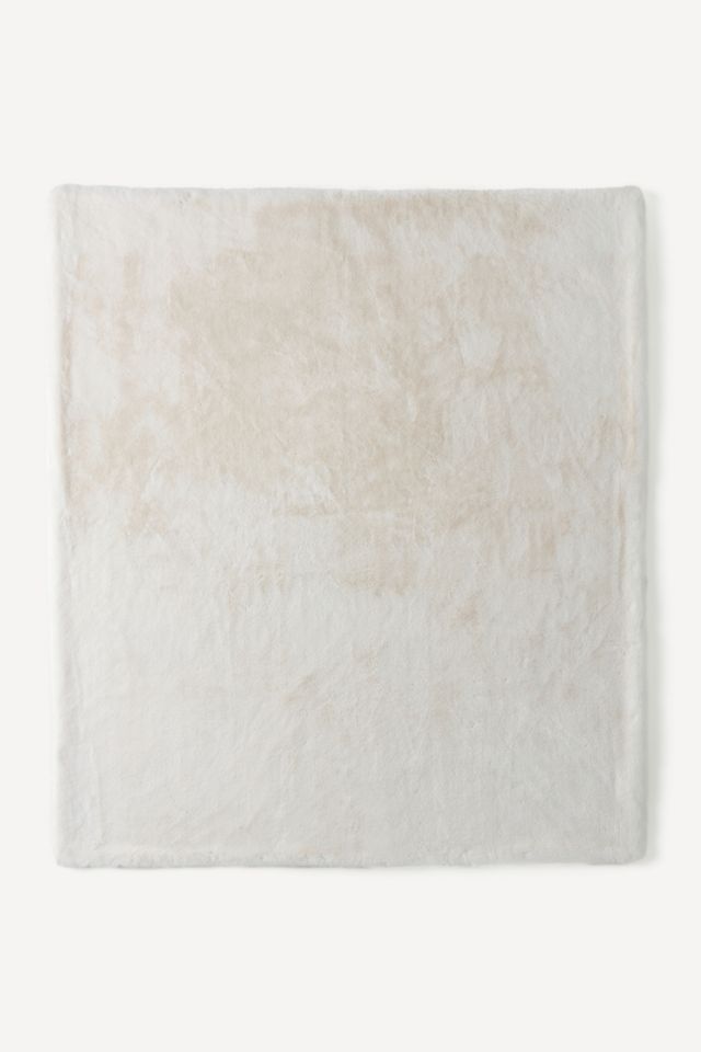 Sophie Faux Fur Throw Blanket #4