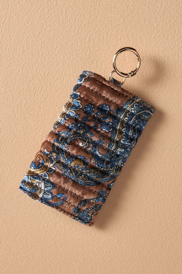 Quilted Velvet Card Holder #2