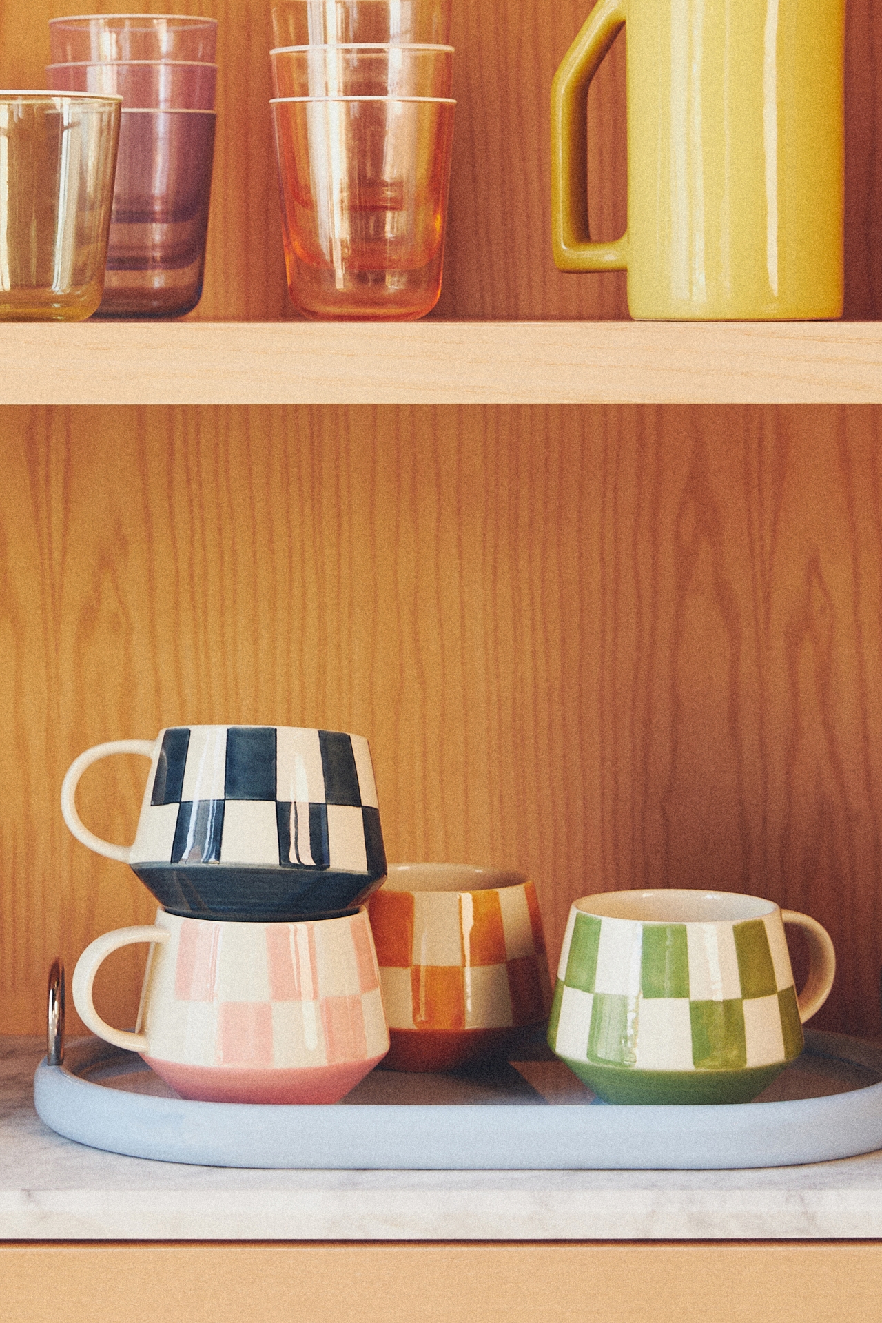 Checkered Mug