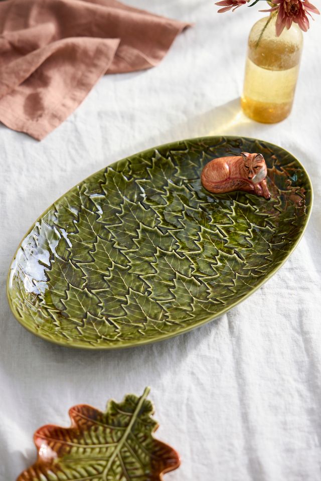 Fox + Foliage Ceramic Serving Platter | Terrain