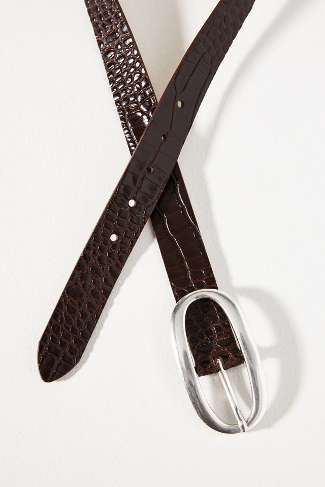 Streets Ahead Croc Leather Belt #1