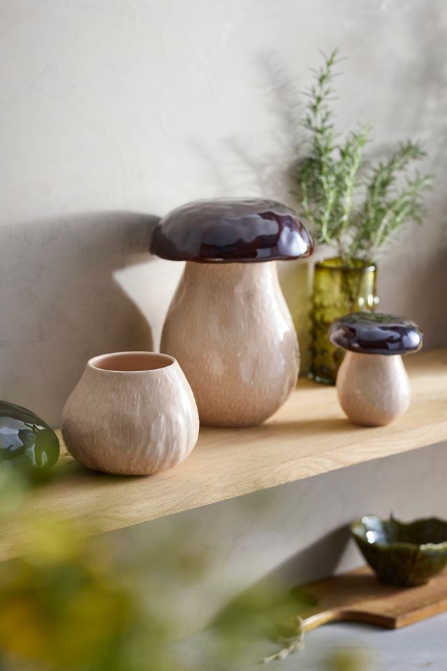 Mushroom Ceramic Jar #4