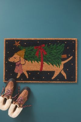 Winnie Dog Printed Coir Doormat
