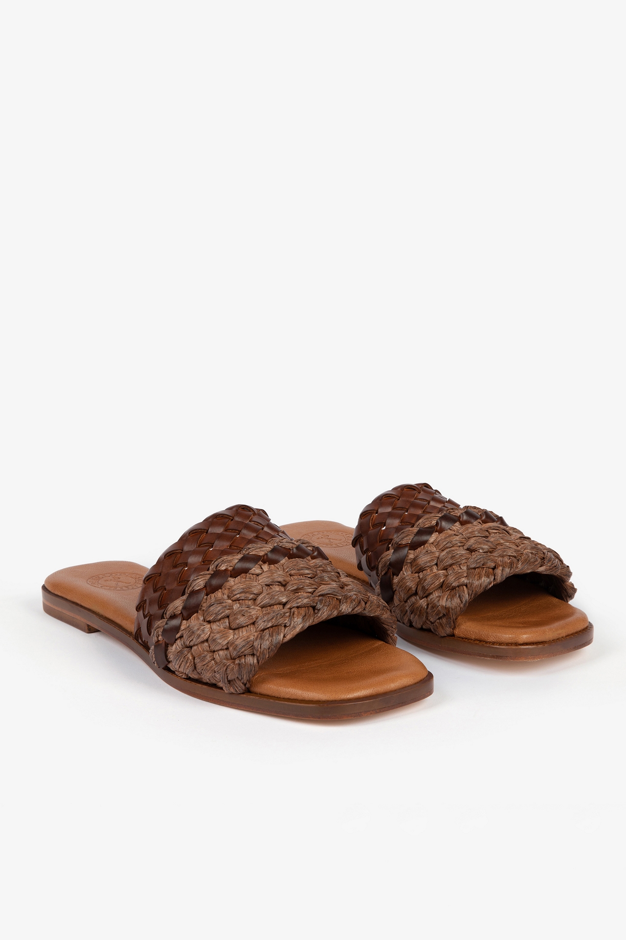 Penelope Chilvers Kalahari Braided Raffia Mules