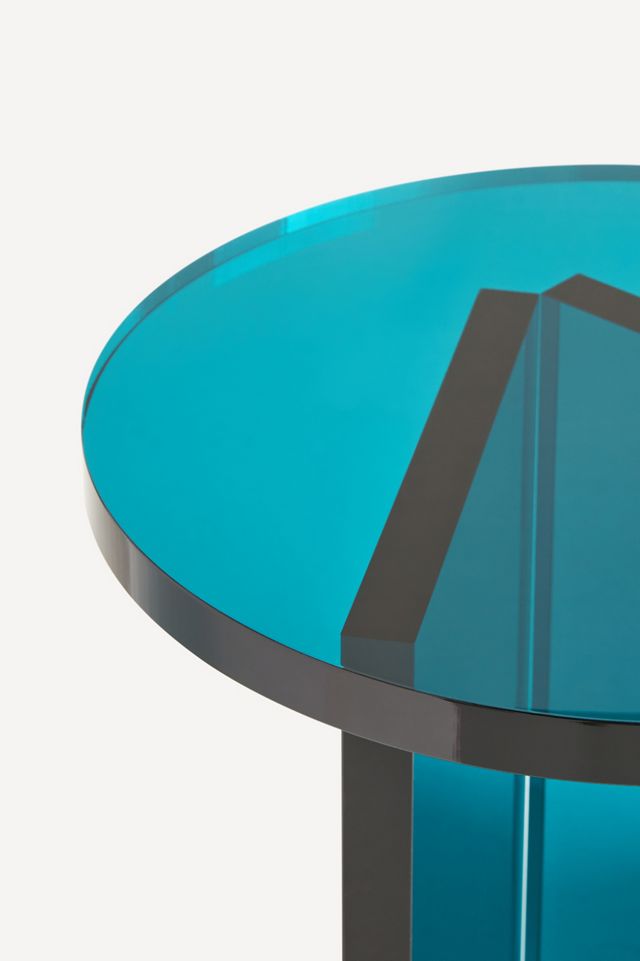 Soto Acrylic Round Side Table #2