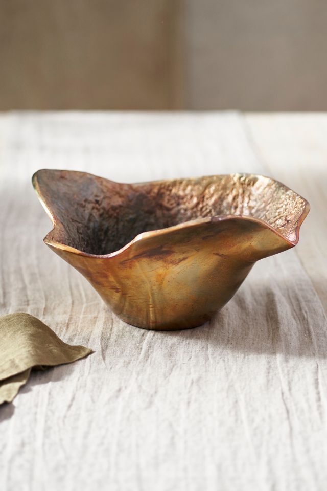 Burnished Petal Bowl Planter #2