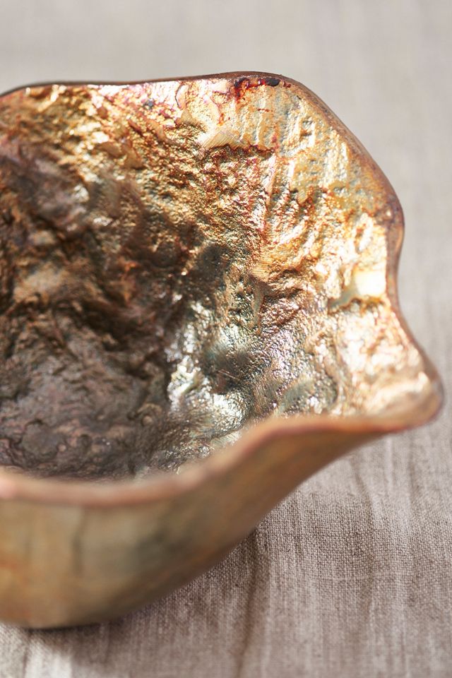 Burnished Petal Bowl Planter #5