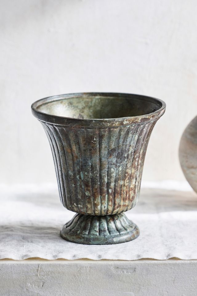 Weathered Flare Urn Planter #2
