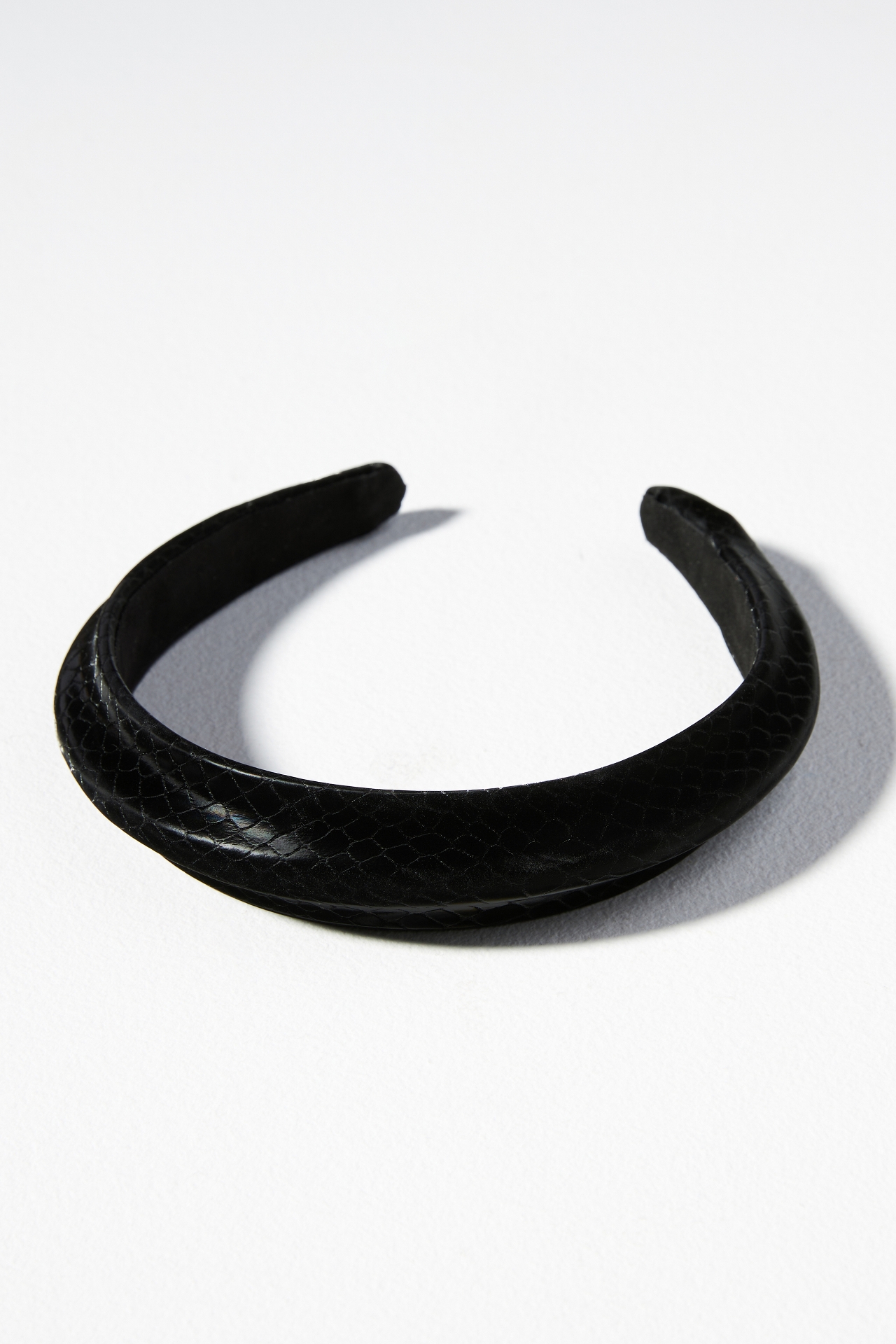 Textured Faux Leather Headband