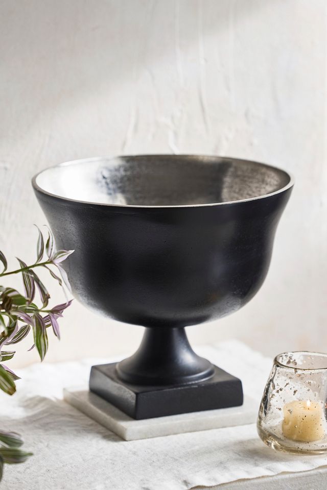 Black Aluminum Wide Mouth Urn #3