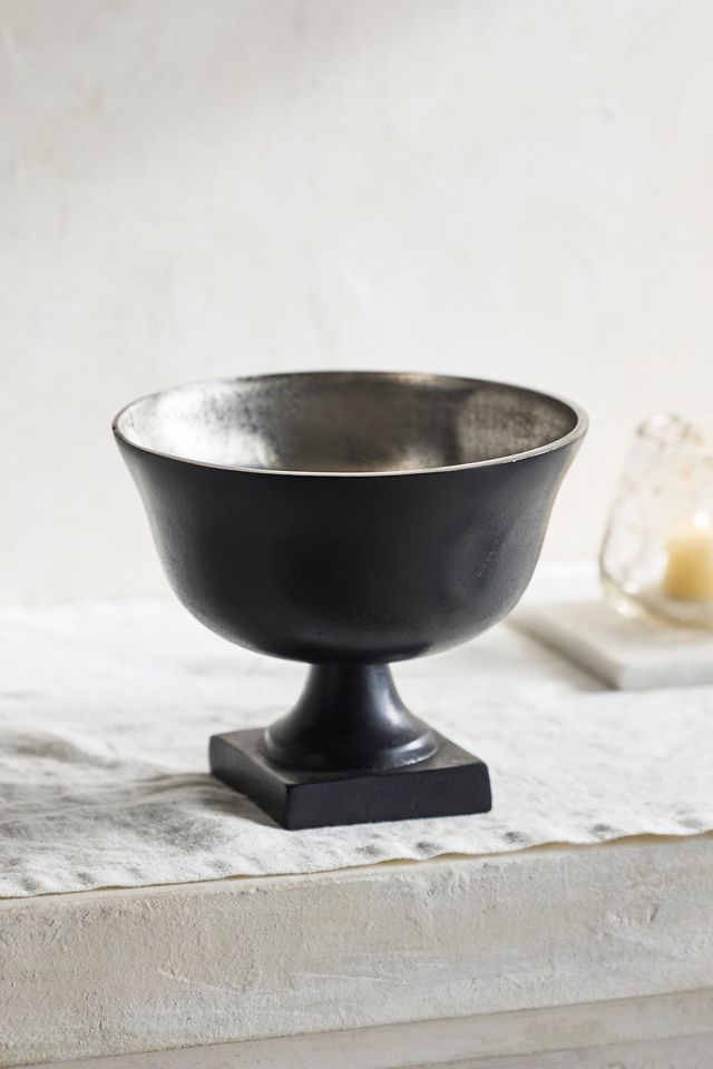 Black Aluminum Wide Mouth Urn #5