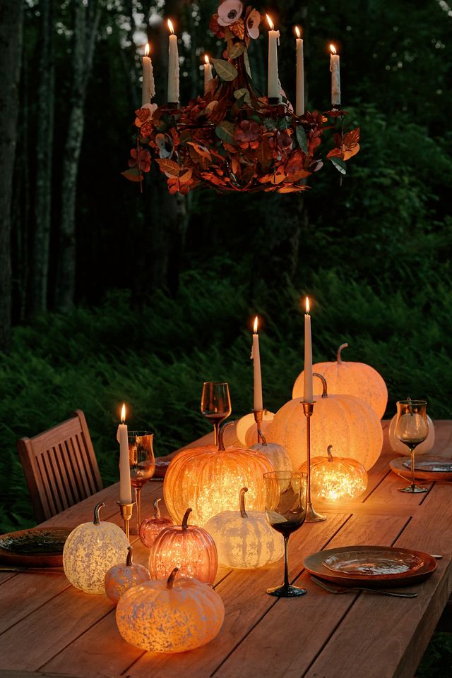 Glass Pumpkin, 10" #3