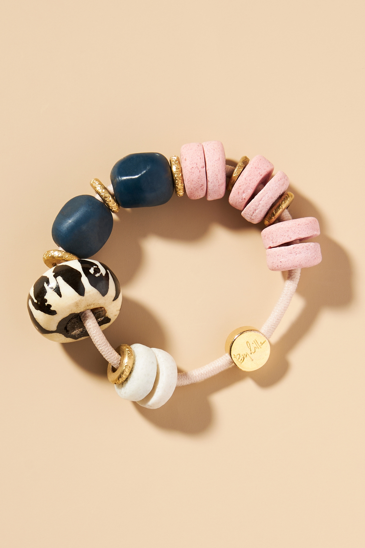 By Lilla Fior Di Latte Bracelet Hair Tie