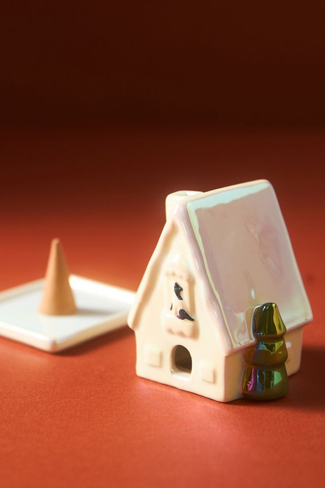 Ceramic House Incense Burner #1