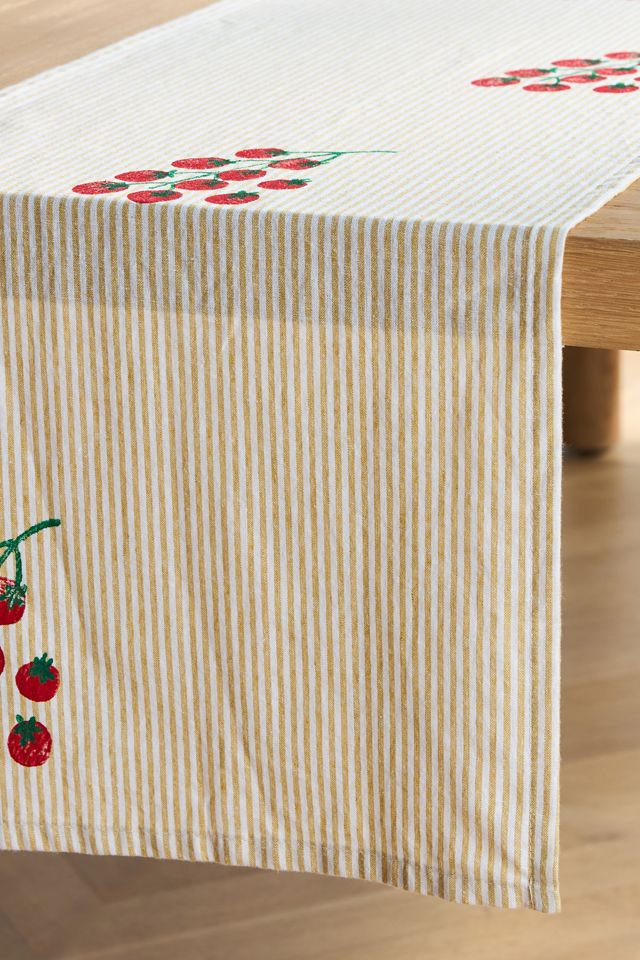 Julie Peach Tomato Table Runner #1