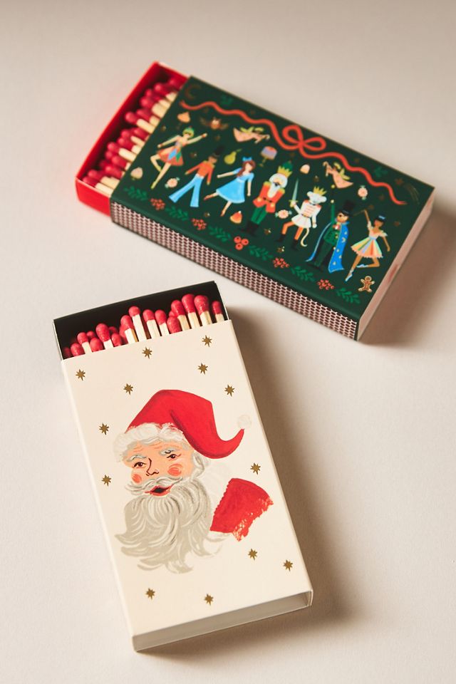 Rifle Paper Co. Santa Matchbox | AnthroHome