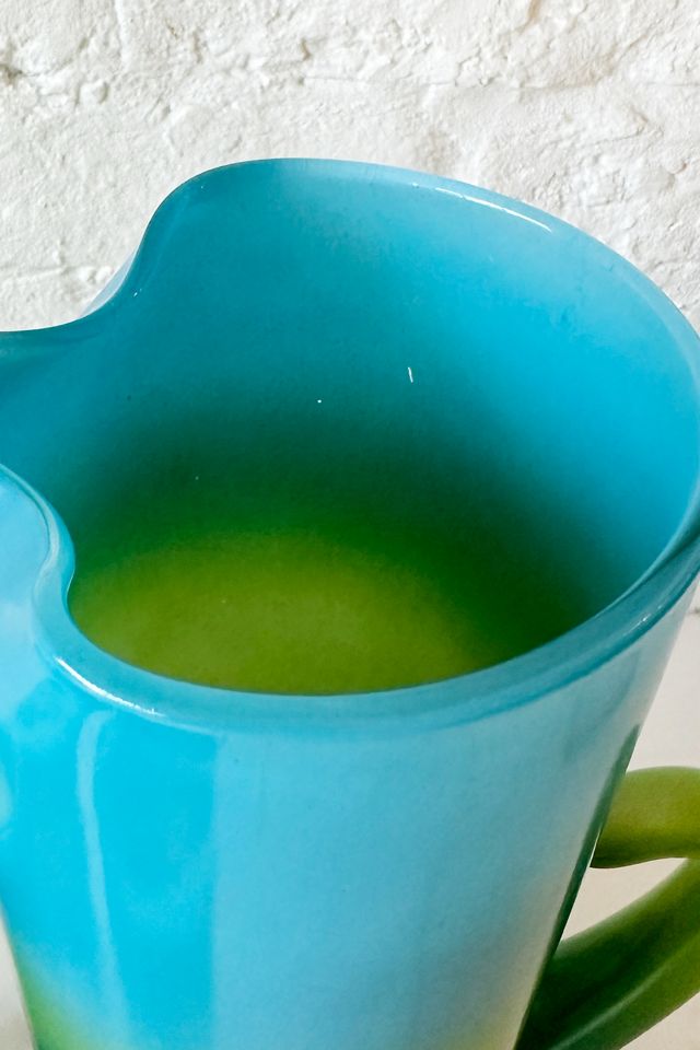 Old Flame Candle Co. Vintage Blue Green Blendo Cocktail Set #3