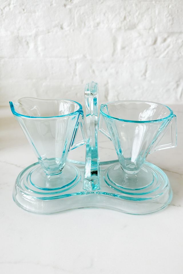 Old Flame Candle Co. Vintage Westmoreland Cream and Sugar Set