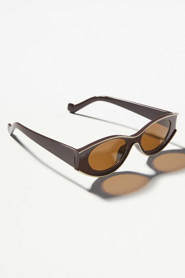 Beveled Edge Sunglasses #1