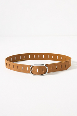 By Anthropologie Adjustable Notch Belt In Yellow