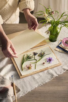 Wooden Floral Press