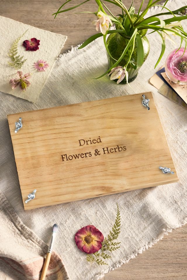 Wooden Floral Press #1