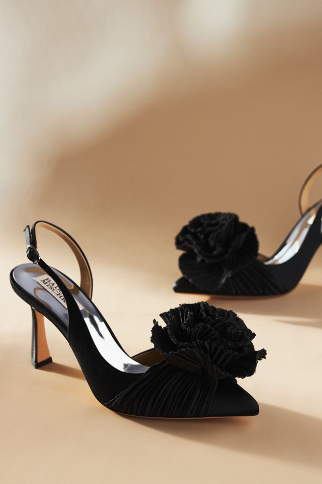 Badgley Mischka Blaire Rosette Heels #1