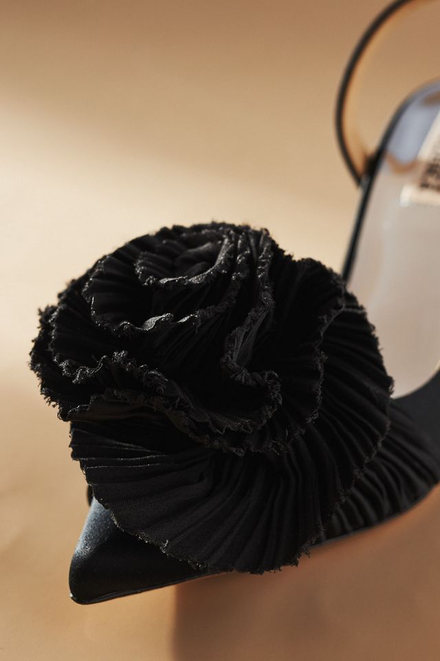 Badgley Mischka Blaire Rosette Heels #2