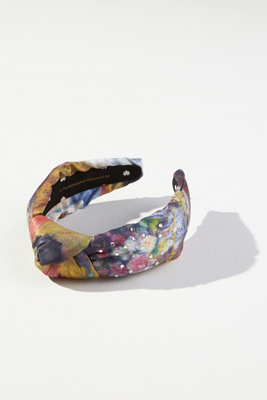 Lele Sadoughi x The Met Renoir Print Headband | Anthropologie display picture 3