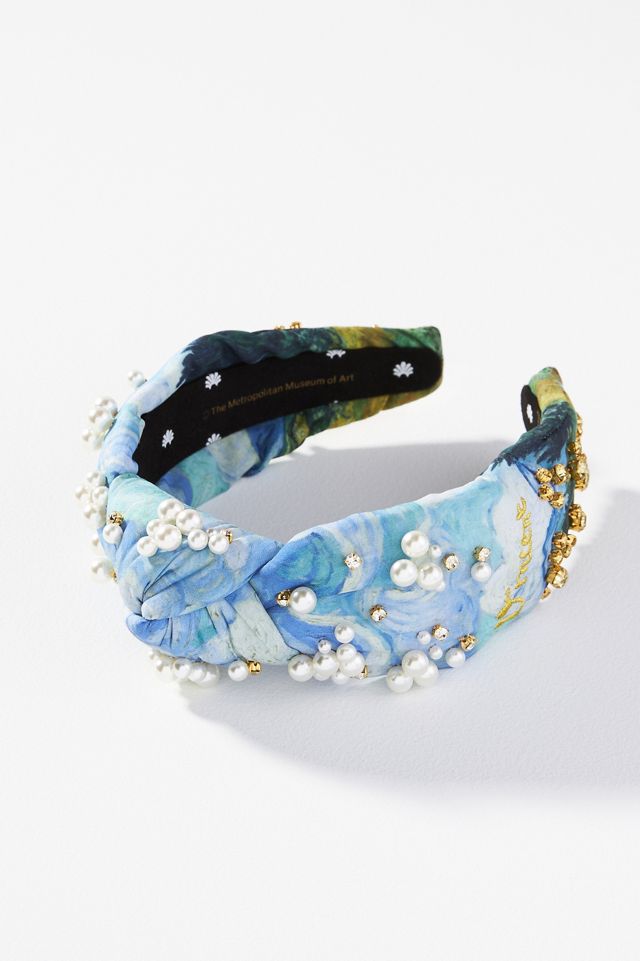 Lele Sadoughi van Gogh Embellished Headband | Anthropologie display picture 1