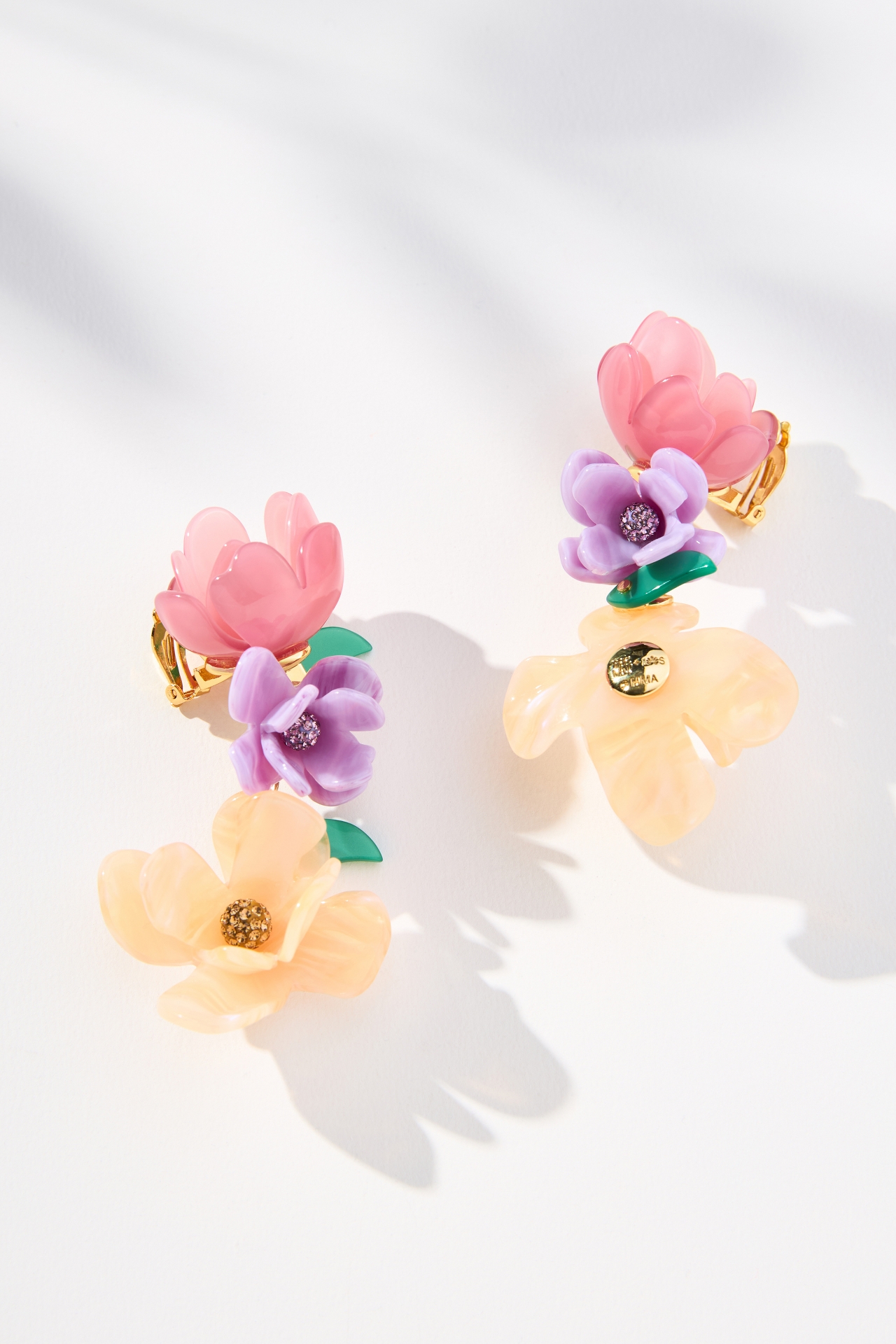 Lele Sadoughi x The Met Klimt Bouquet Drop Earrings