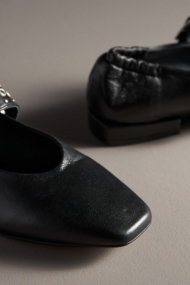 Intentionally blank buckle flats anthropologie