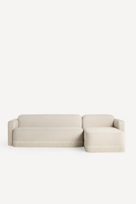 Anthropologie Sinclair Chaise Fringe Sectional