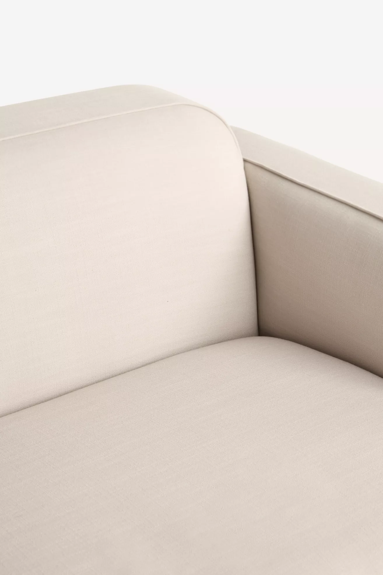Sinclair Performance Linen Fringe Sofa - thumbnail 4