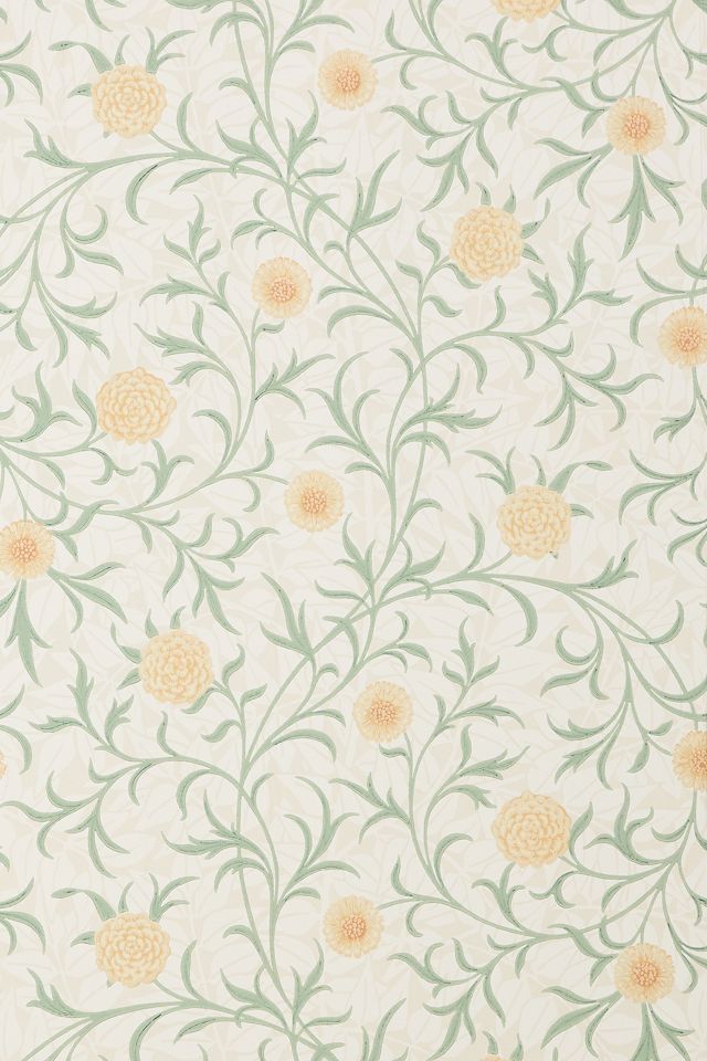 Scroll Leaves & Trees Thyme Pear Wallpaper #1
