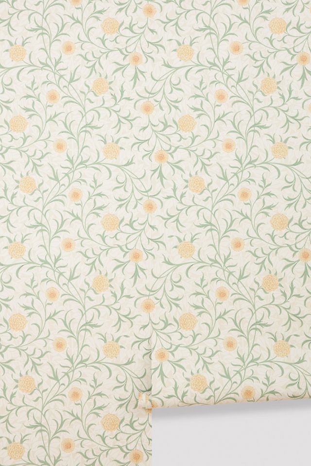 Scroll Leaves & Trees Thyme Pear Wallpaper #2