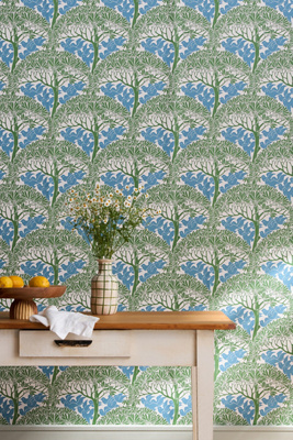 Morris & Co. The Savaric Wallpaper In Multi