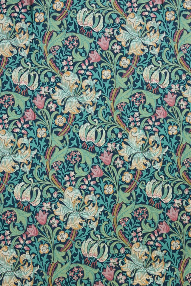 Morris & Co. Golden Lily Wallpaper #1