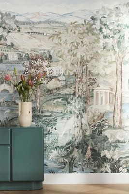 Arcadian Thames Leaves & Trees Mineral Wallpaper