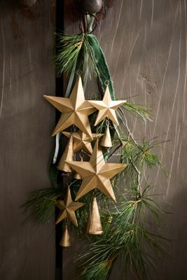Starry Bells Wreath Charm