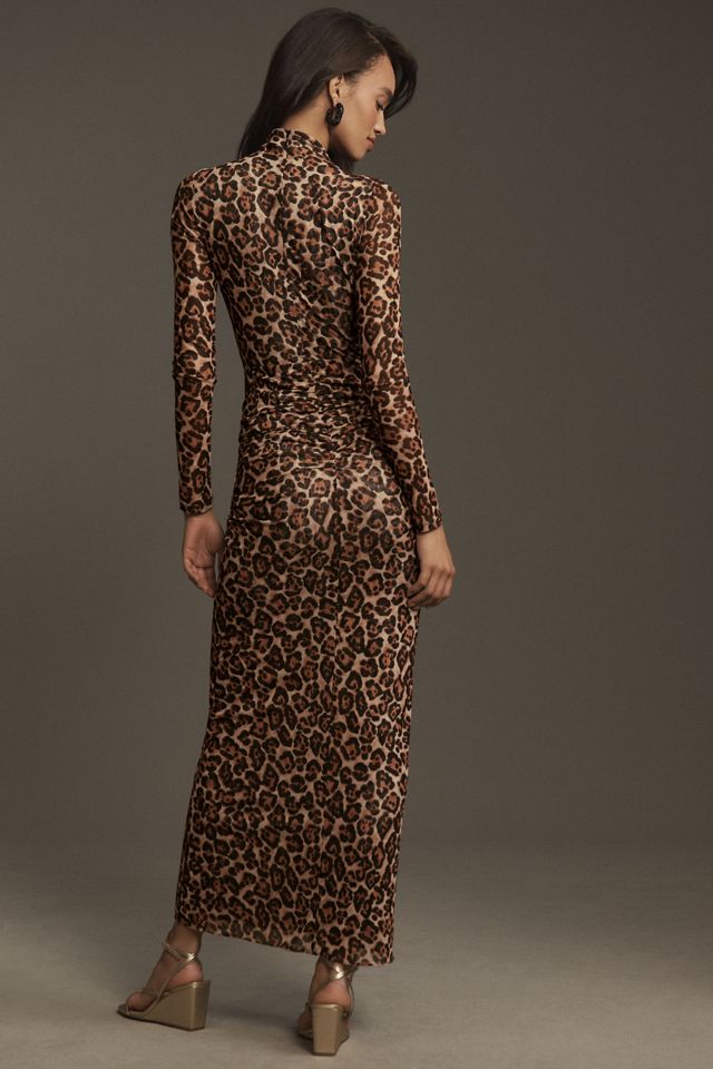 rudy maxi dress brown Rudy Long Sleeve Maxi Dress main image 0