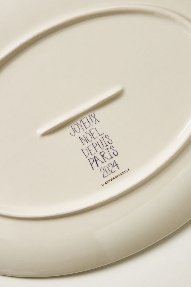 Holiday in the City Stoneware Platter #1