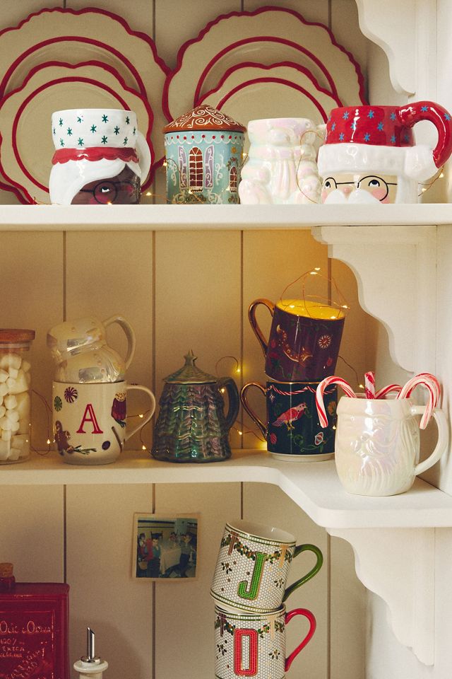 Holifaye Stoneware Monogram Mug #3