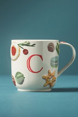 Holifaye Stoneware Monogram Mug