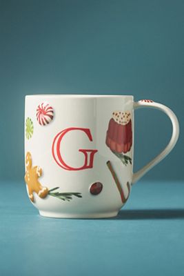 Holifaye Stoneware Monogram Mug