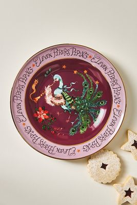 Shop Phannapast Taychamaythakool Twelve Days Of Christmas Dessert Plate