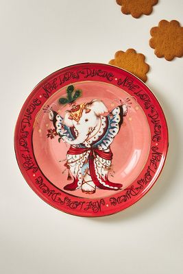 Shop Phannapast Taychamaythakool Twelve Days Of Christmas Dessert Plate