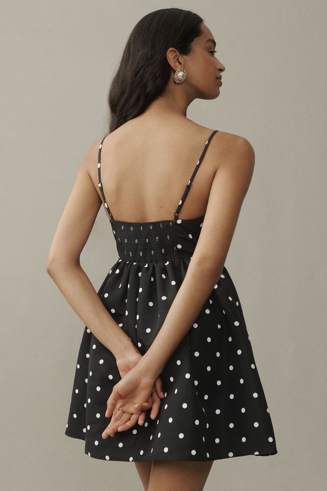 Sachin & Babi Sloane Taffeta Double-Bow Pleated Mini Dress #3
