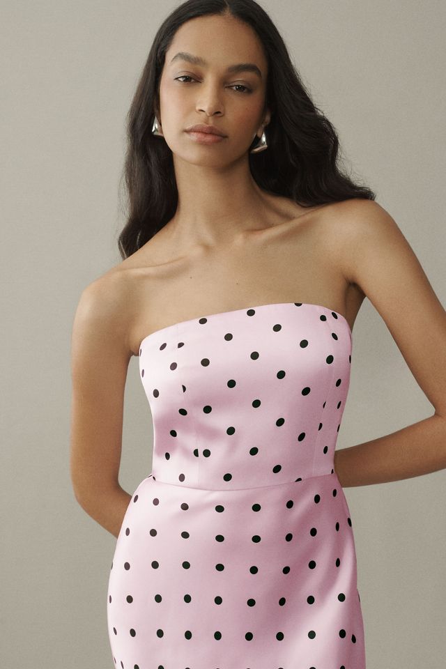 BHLDN Victoria Strapless Side-Slit Maxi Dress #4
