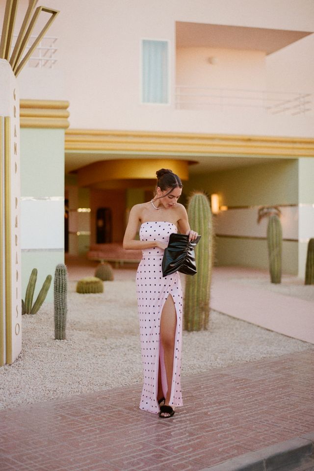 BHLDN Victoria Strapless Side-Slit Maxi Dress #2